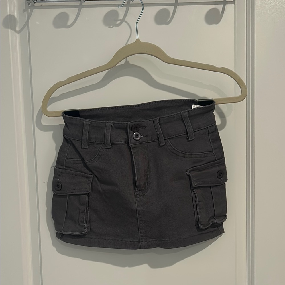 Women's Gray Cargo Shorts